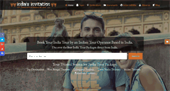 Desktop Screenshot of indiasinvitation.com